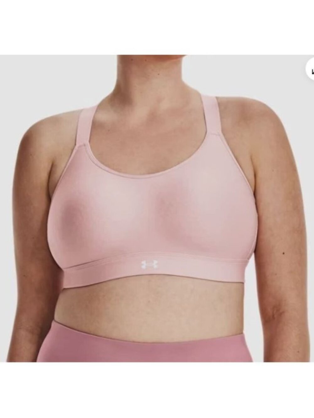 Under Armour Size 3X 44DD Women's Pink Wirefree Padded Racerback Bra 1374399 NWT